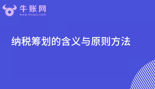 稅收籌劃的原則(從稅收公平效率原則分析筵