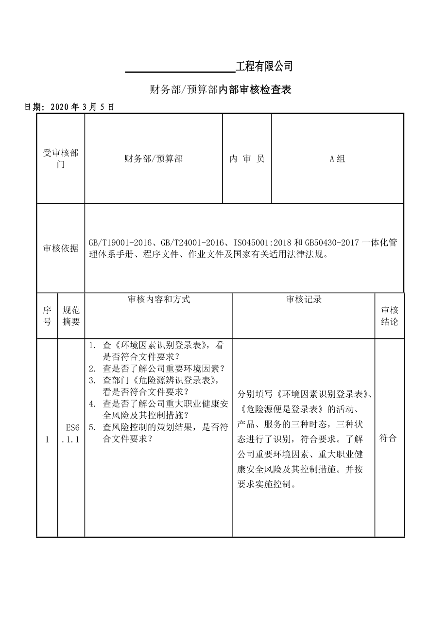 財務內(nèi)審制度